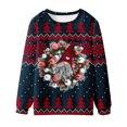 thumbnail image 3 of WXLWZYWL Ugly Mens T Shirts Funny Long Sleeve Christmas Tree Sweatshirt for Men Casual Xmas Holiday Sweatshirts Tops, 3 of 3