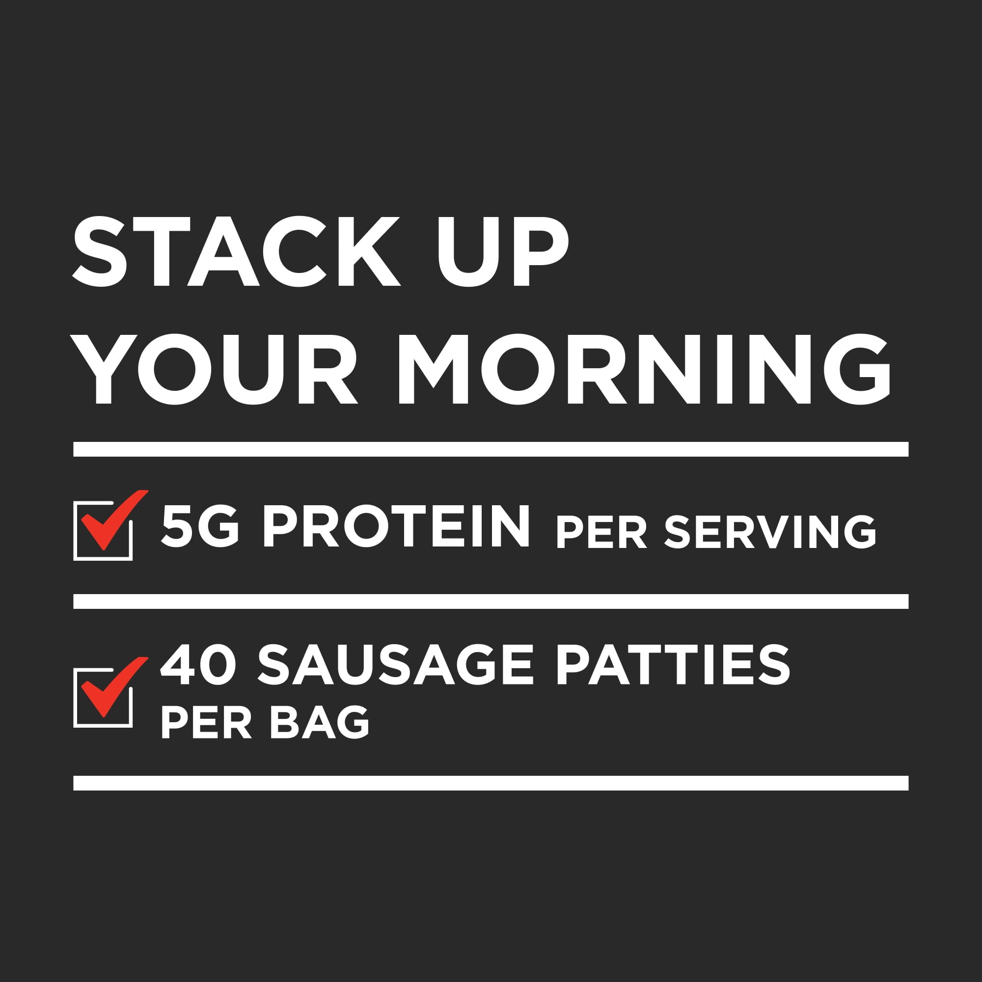 Banquet Brown'N Serve Original Fully Cooked Sausage Patties, 5g Protein per Serving, Frozen Breakfast, 32 oz.