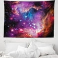 thumbnail image 4 of Tapiz de galaxia, tapiz de cielo estrellado, tapiz de universo espacial, tapiz psicodélico para colgar en la pared, tapiz de nebulosa misteriosa con estrellas para sala de estar y dormitorio, 4 of 8