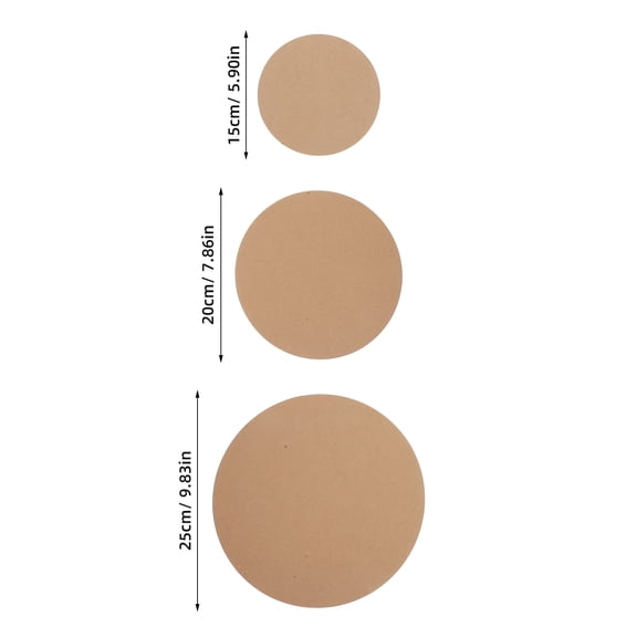 GAXIRE 3-Piece Ceramic Clay Molds for Drying Pottery Tools, 5.9x5.9x0.4in, Khaki Color, Stackable Design for Crafting