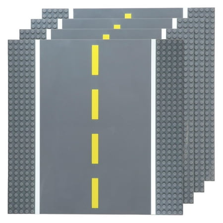Strictly Briks 4 Pack Road Baseplates - 10 x10  Stackable Street Race Track  Compatible with Lego & Other Major Building Brands  4 Straight price history on PriceWatchPro