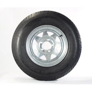 Loadstar Bias Tire and Wheel (Rim) Assembly ST215/75D-14 5 Hole C Ply Sansujyuku sansujyuku.com