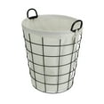 thumbnail image 3 of Cheung 16S005 Lined Metal Wire Storage Basket with Handles, 3 of 6