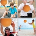 thumbnail image 6 of NOGIS 9.4inch Uncoated High Density Foam Ball - Foam Sports Balls - Soft and Bouncy, Lightweight and Easy to Grasp Foam Silent Balls are Safe（Orange）, 6 of 7