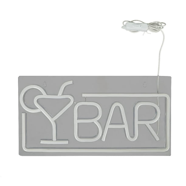 Neon Bar Signs, USB Powered Bar Neon Signs for Wall Decor, LED Bar Sign