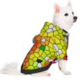 thumbnail image 3 of Bingfone Colorful Tie Dye Stained Glass 1 Dog Clothes Hoodie, Pet Winter Coat,Puppy Sweatshirts For Small Dogs Boy Girl,Suitable For All Breeds-X-Small, 3 of 9