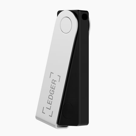Ledger - Nano X Crypto Hardware Wallet - Bluetooth - Onyx Black