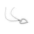 thumbnail image 3 of 2.00 Carat (Ctw VS1-VS2) Lab-Grown Diamond Heart Pendant Necklace in 14K White Gold with Chain for Women, 3 of 6