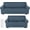 Bluestone, variant on 2 Pcs Sofa Covers Couch and Loveseat Covers Set Stretch Sofa Slipcover for Living Room Armchair Furniture Protector, Wrinkle Proof(Camel,Milk Silk)