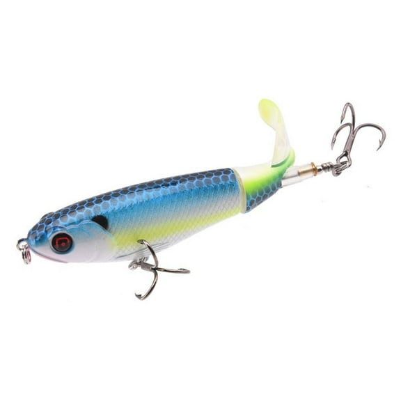 Glide Bait, Fishing Bait, Fishing Jigs Artificial Lures, Top Water Lure Saltwater Fishing Hook Rotating Tail Lifelike Offshore Tackle Fishing Stuff for fishing lovers(E style)