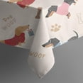 thumbnail image 5 of Dachshund Square Tablecloth,Waterproof Square Table Cover,Wipeable Spillproof Washable Table Cover for Home Kitchen Party Decor 60"x60"(152x152cm), 5 of 6