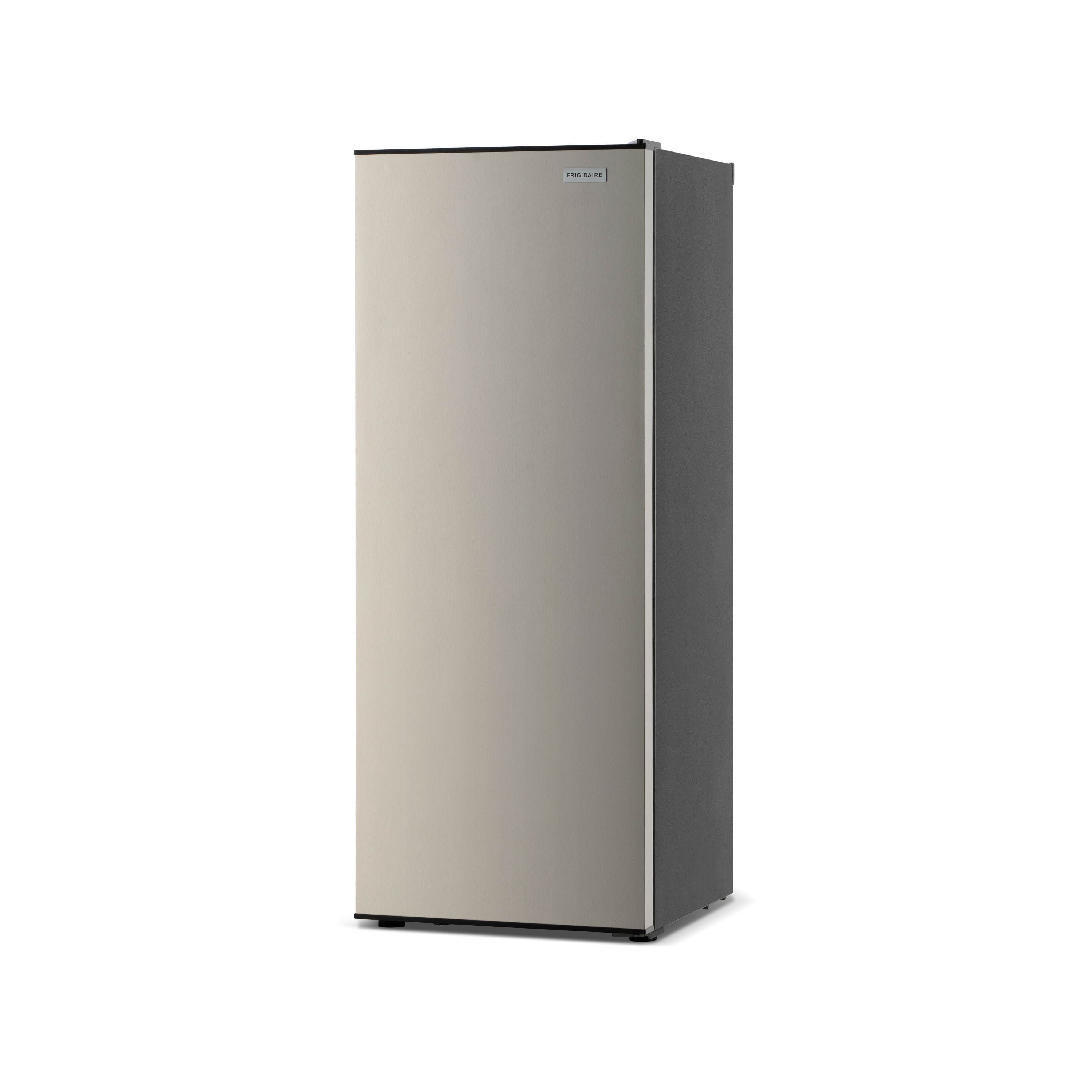 Frigidaire 6.5 Cu. ft. Garage Ready Convertible Refrigerator Freezer, Upright Fridge or Freezer for Home, Kitchen, Basement, Office, Platinum