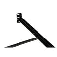 Black Adjustable Bedframe Headboard Footboard Bolt on Bed Rails