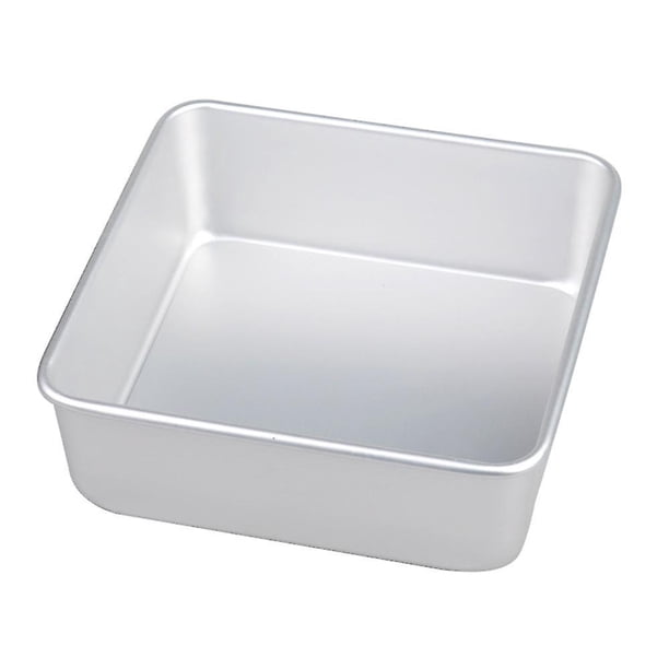 Bandeja para hornear YONGSHENG molde para pasteles cuadrado de aluminio anodizado 6 pulgadas plata