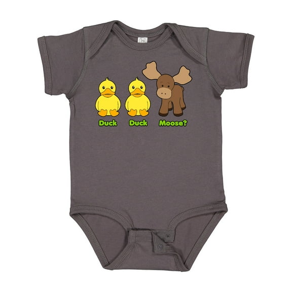 Inktastic Duck Duck Moose? Boys or Girls Baby Bodysuit