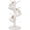 Rustic White, variant on ANHXN Mug Holder Tree,Coffee Cup Holder with 6 Hooks, Wood Mug Rack for Counter,Coffee Bar Accessories and Orgnizer Station(Brown)