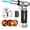 Sliver Black, variant on Professional Torch Lighter, Refillable Butane Kitchen Food Torch with Safety Lock & Adjustable Flame for Chef Cooking, Creme Brulee, Baking, BBQ, Crafts (Butane Gas Not Included)