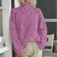 thumbnail image 2 of Zhanying Christmas Chandail de Noël pour Femmes pour l'Hiver à Manches Longues Xmas Chandail des Fêtes pour Femmes Rouge à Col Rond Sweater, 2 of 4