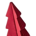 thumbnail image 4 of Paper Christmas Tree Tabletop Decorations, Red, 3 Count, by Holiday Time, 4 of 7