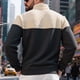thumbnail image 4 of pstuiky camisas de manga larga para hombre, Sudadera con capucha informal de manga larga con cuello alto y bolsillo y media cremallera para hombre Tops casuales para hombres m, 4 of 9