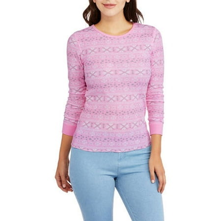 women's 100 cotton waffle thermal shirts