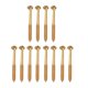 thumbnail image 1 of 12 tornillos para pastillas de guitarra PB JB, 2 colores Oro, 1 of 9