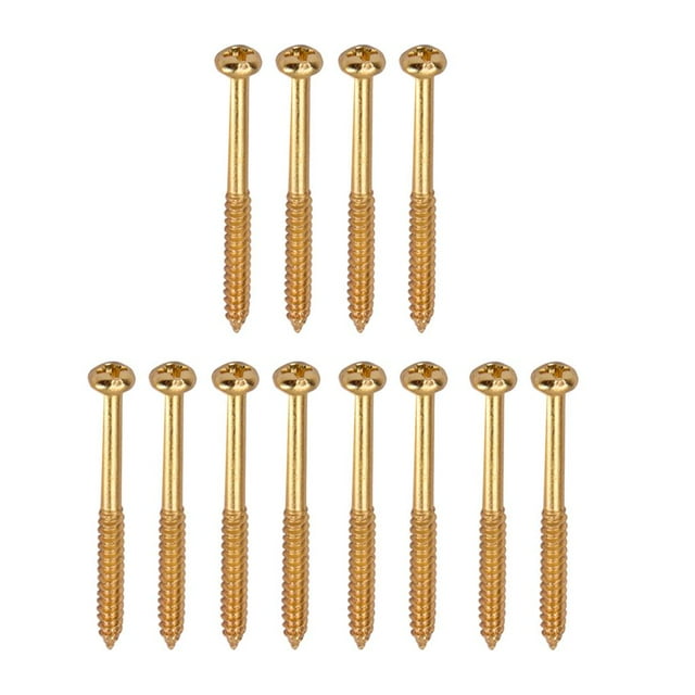Tornillos para pastillas de guitarra Yuyangstore Humbucker dorados