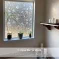 thumbnail image 4 of (45 × 200 cm) Película para ventanas anti-miradas Película para ventanas opaca Patrón de rayas diagonales Película para ventanas electrostática, 4 of 5
