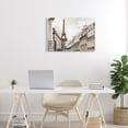 thumbnail image 3 of Stupell Industries Rustic Lodge Eiffel Tower Through Parisian Balconies Canvas Art, 24 x 16, by CAD Designs, 3 of 8