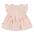 thumbnail image 3 of 2-Piece Baby Girls Blush Dress and Diaper Cover, 3 of 6