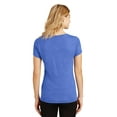 thumbnail image 2 of District Made Ladies Perfect Tri V Neck Tee-XS (Royal Frost), 2 of 6