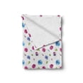 thumbnail image 2 of Flower Soft Flannel Fleece Blanket, Romantic Aquarelle Garden Tender Pansy Petals and Sprouts Multicolored Flora Species, Cozy Plush for Indoor and Outdoor Use, 70" x 90", Multicolor, by Ambesonne, 2 of 6