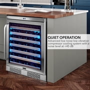 Whynter Elite Spectrum Lightshow 54 Bottle Stainless Steel Refrigerator BWR-545XS