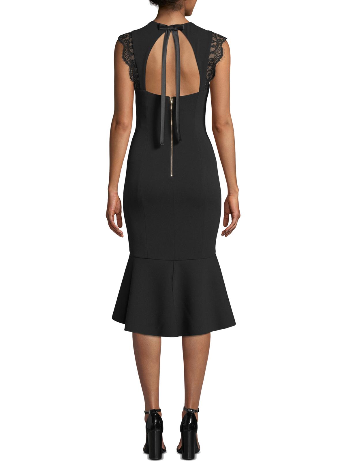 xscape lace midi dress