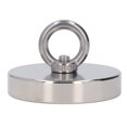 thumbnail image 4 of Imán Fuerte, A Prueba De Caídas, Doble Cara, Fácil Instalación, NdFeB, Acero Inoxidable, Ni Cu Ni, Chapado En Neodimio, Imán De Pesca, Plata, A Prueba De Choques Para Cergrey Salvage Magnet, 4 of 8