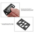 thumbnail image 4 of Skateboard Riser Pads Screws Set 12mm Angle Wedge Riser Pad with 8pcs 1.5" Hardware Screws Nuts, Black 2 Set, 4 of 7