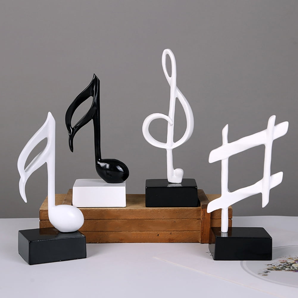 Travelwant Music Note Figurine, Music Note Decor Musical Sculpture