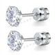 thumbnail image 5 of Pendientes de barra de moda europea y americana, pendientes de diamantes de imitación de doble punta, pendientes pequeños de acero inoxidable y titanio, joyería al por mayor, 5 of 5