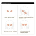 thumbnail image 3 of 2 pieces of strapless silicone invisible bra 4 pieces of silicone breast patch washable and reusable for backless and strapless clothing, 3 of 5