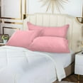 thumbnail image 7 of Pure Color Pale Pink Plush Pillow Case, Zippered Bed Pillow Pillowcases, Super Soft and Cozy Pillowcase Covers for Sleep Decor Giftsation - King Size 20x40in, 7 of 7