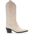 thumbnail image 3 of Jeffrey Campbell Dagget Natural Mid-Calf Pointed Toe Western Heeled Boots (Natural, 7), 3 of 6