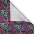thumbnail image 4 of Ambesonne Flower Valance Pack of 2, Vibrant Peony Blossoms, 54"X12", Multicolor, 4 of 5