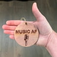 thumbnail image 3 of Music AF - Cedar Ornament, 3 of 3