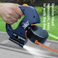 thumbnail image 4 of Dual Dog Retractable Leash with Adjustable Length, Comfortable Harness, Durable & Portable Design – Perfect Outdoor Walking Accessory for Small to Medium Pets, Easy-to-Use Control Tool (Blue), 4 of 6