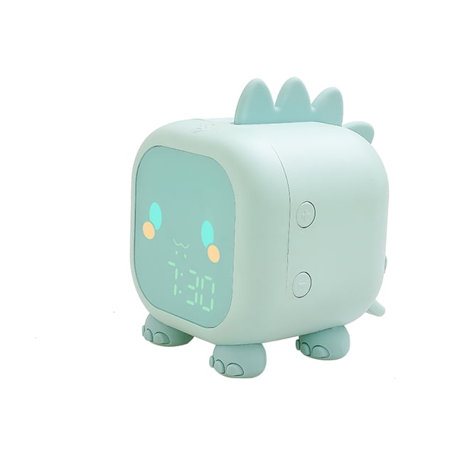 Reloj Despertador Inteligente Control De Voz Bloqueo De Alarma Digital Temporización Reloj Nocturno Reloj Despertador Led Moderno Yuarrent HA025105-03