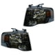 thumbnail image 1 of PAR FAROS Generica color Negro Compatible con Ford Expedition 2007 2014, 1 of 4