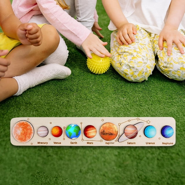 Wooden Solar System Educational Project Material for Color B