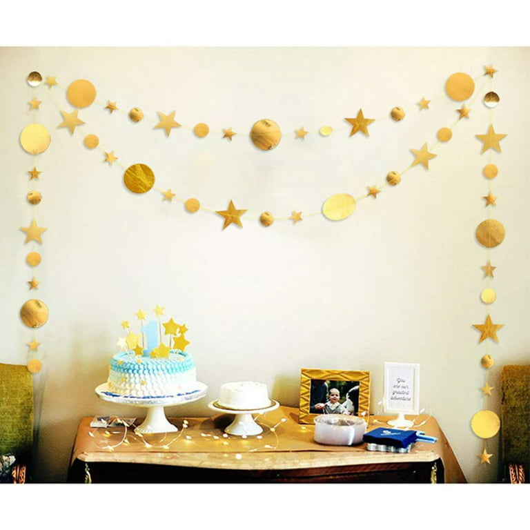  Ginger Ray Rose Gold Baby Shower Bunting Party Decoration  Banner Twinkle Twinkle : Toys & Games