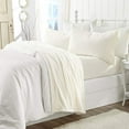 thumbnail image 4 of Micro Fleece Extra Soft Cozy Velvet Plush Sheet Set. Deluxe Bed Sheets with Deep Pockets. Velvet Luxe Collection (King, White), 4 of 5
