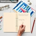 thumbnail image 4 of FORMRS 1-Subject Spiral Notebook 8" x 5" College Ruled 60 Refillable Sheet A5 Hard Cover, 2 Pack, Green Sailboats, 4 of 7